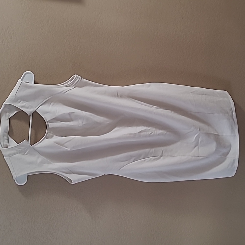 Off white Kim kardashian dress